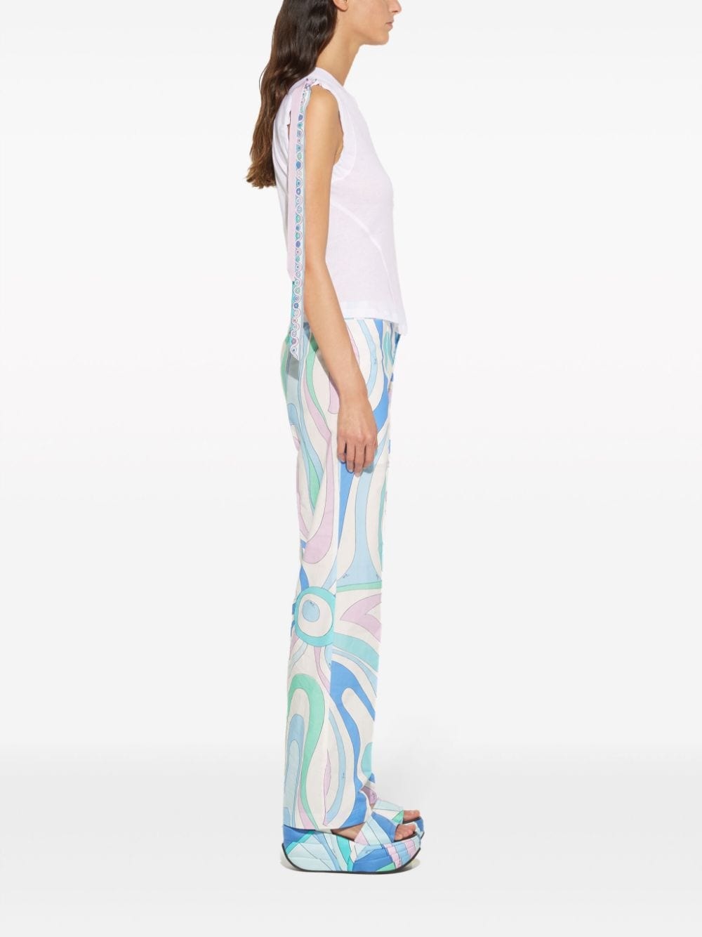 Iride-print cotton T-shirt - 3