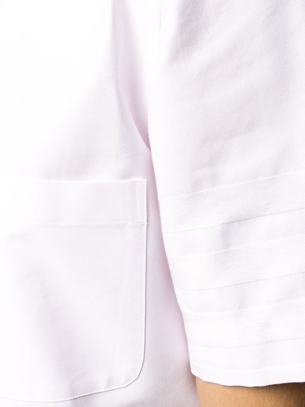 satin weave 4-Bar shirt - 5