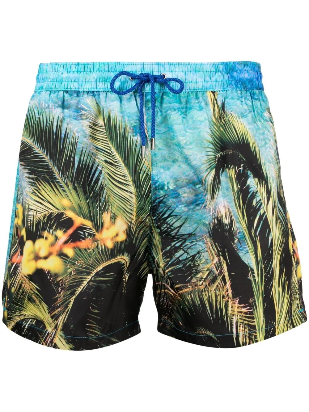 palm-print swim shorts - 1