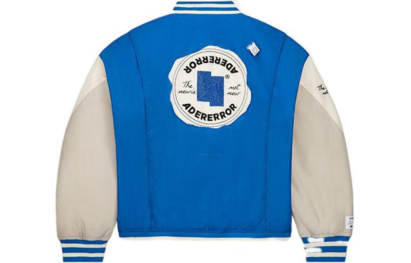 Converse Converse x ADER ERROR SHAPES Varsity Jacket 'Cobalt' 10025391-A01 outlook
