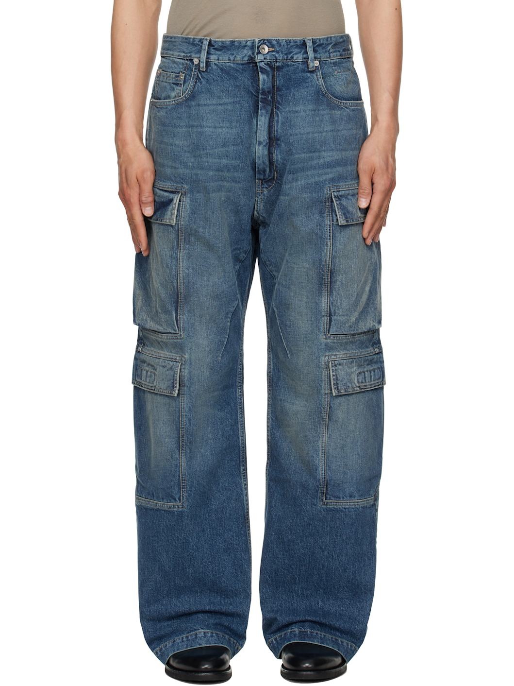 Indigo Hollywood Double Cargo Jeans - 1