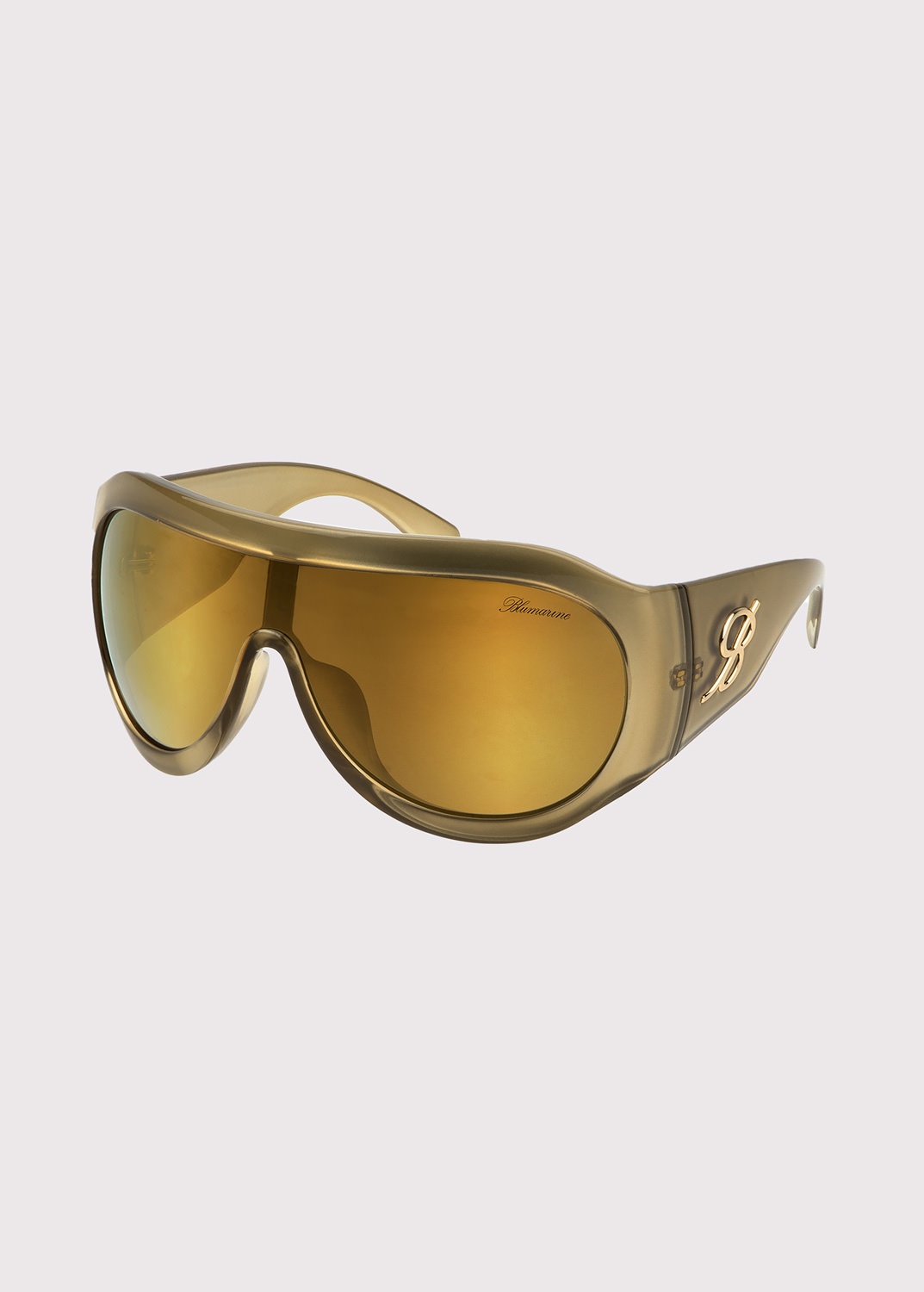 ACETATE MASK SUNGLASSES STYLE SPORTING A WRAPROUND SHAPE - 2