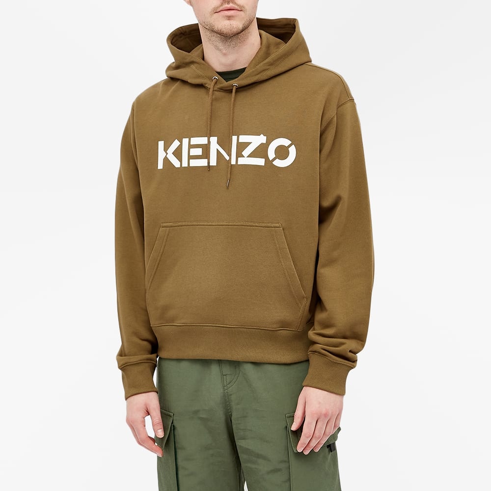 Kenzo Bi-Colour Logo Popover Hoody - 4