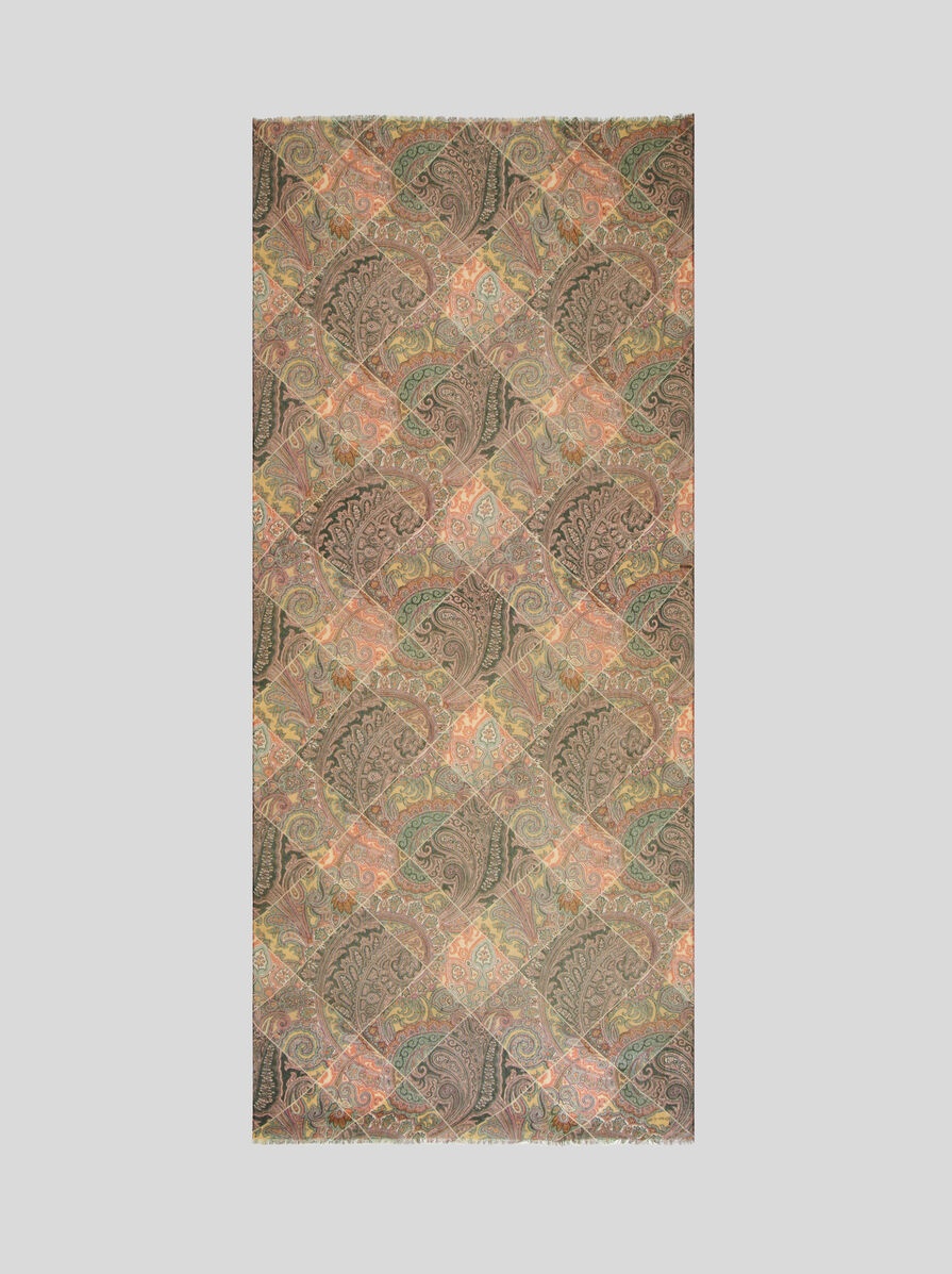 PRINTED CASHMERE SCARF - 2