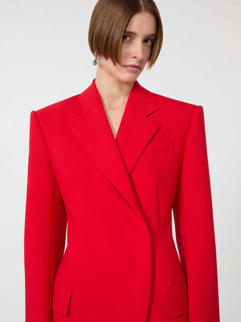 GUFO Stretch-wool double-breasted blazer - RED 6