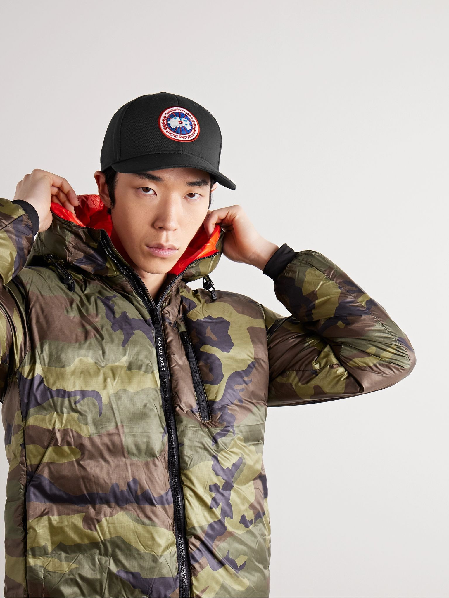 Arctic Logo-Appliquéd Twill Baseball Cap Black - 2
