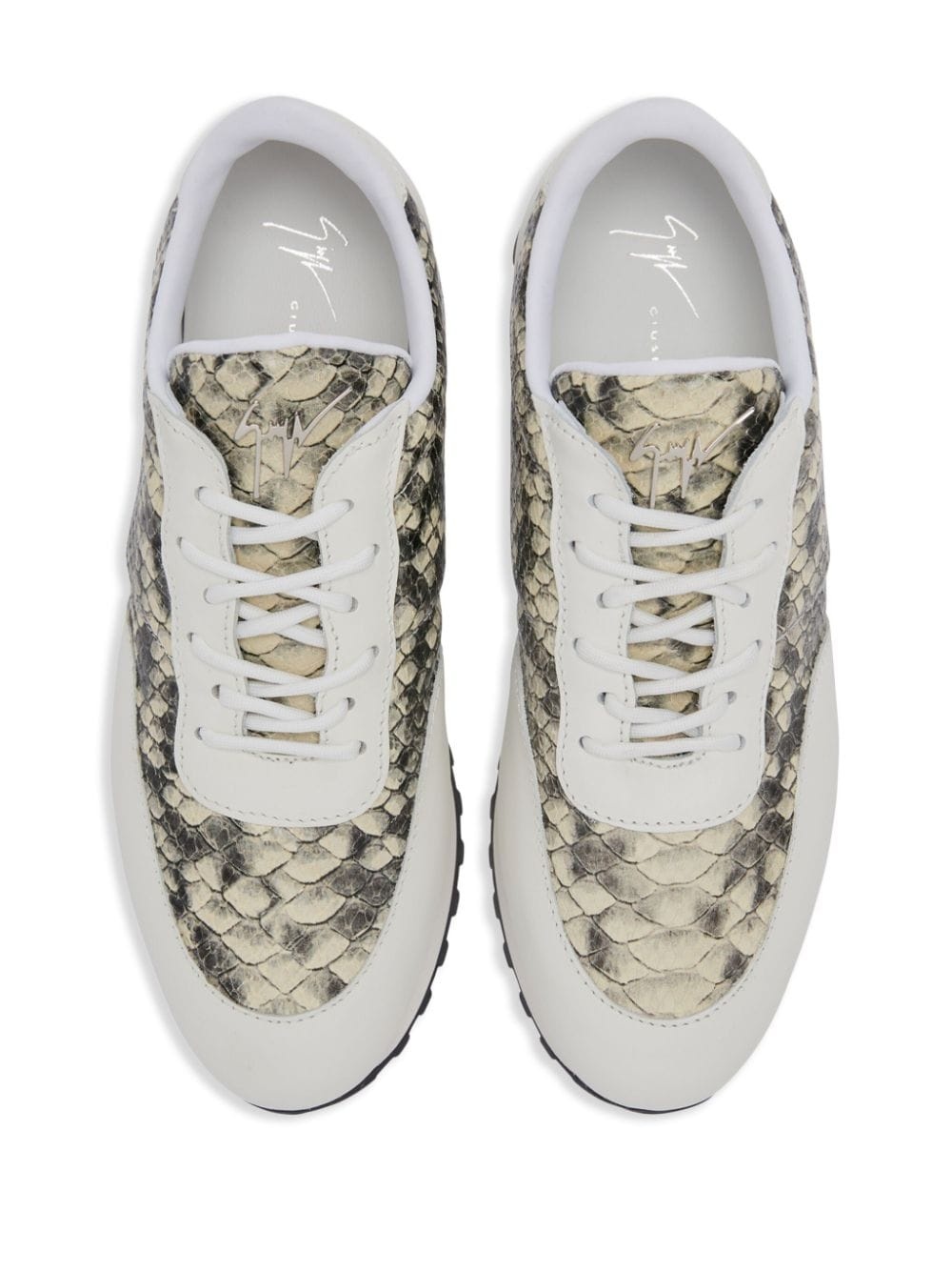 Jimi Running python-print sneakers - 4