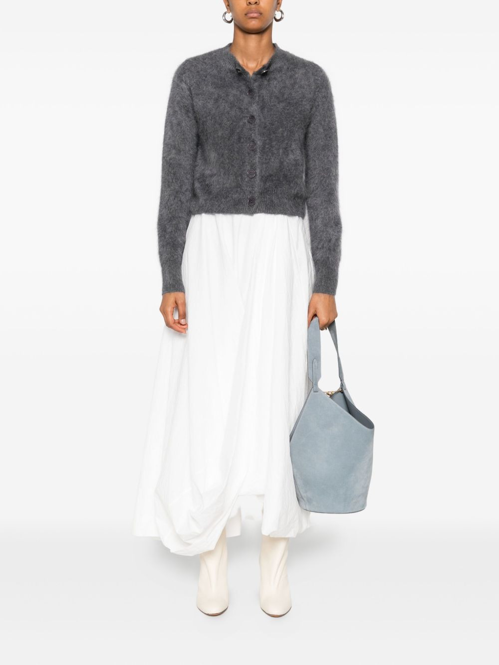 brushed cashmere cardigan - 2