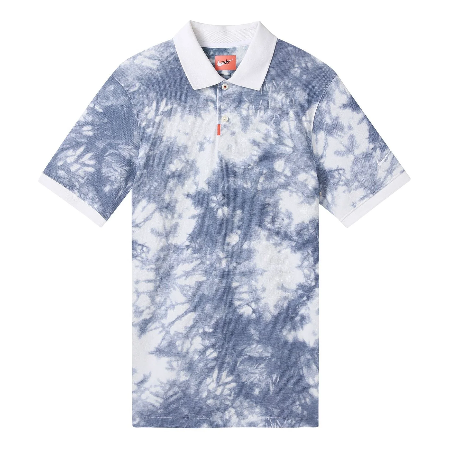Nike Sports Golf Short Sleeve Polo Shirt White Blue Whiteblue CI9770-100 - 1