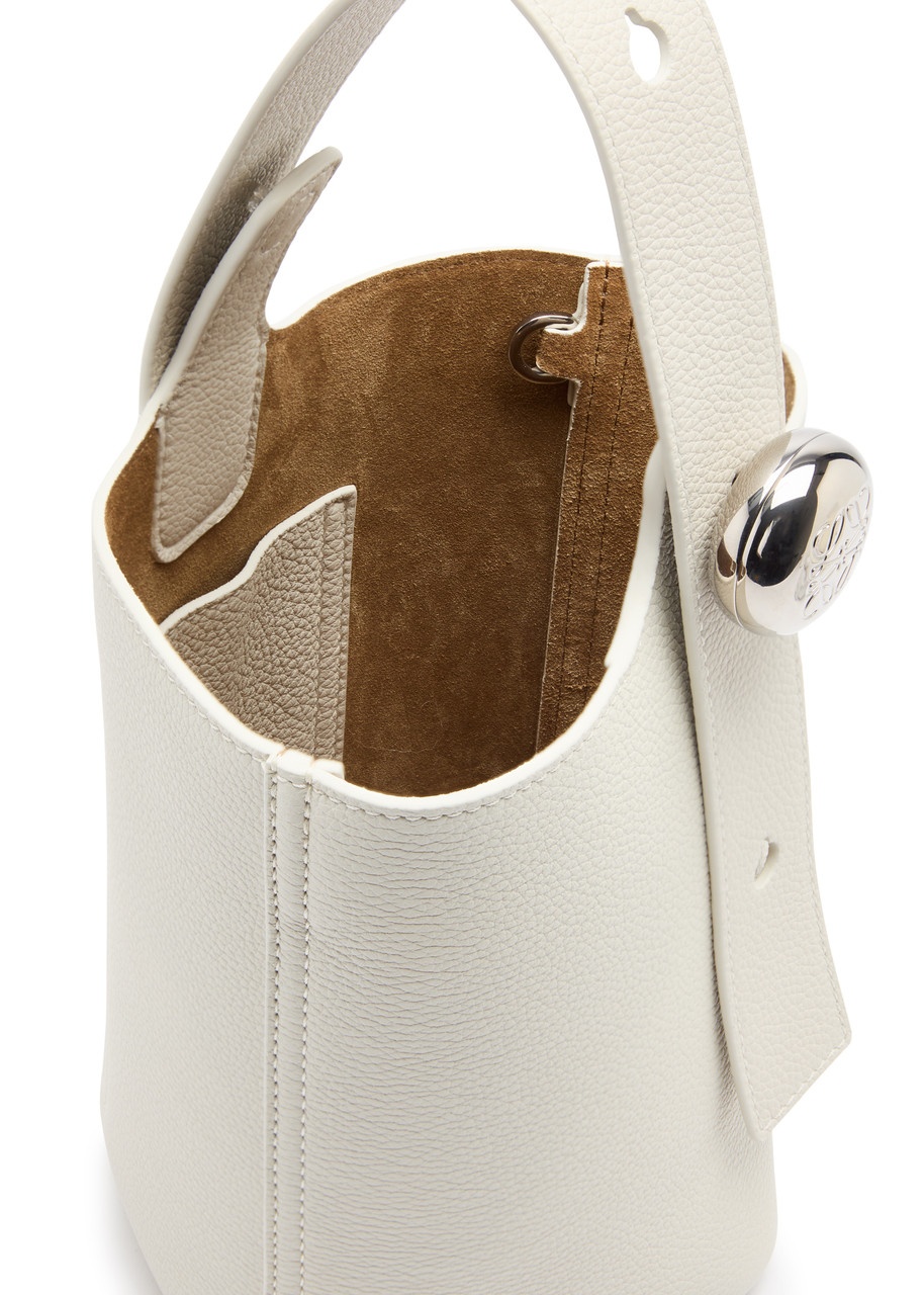 Loewe Pebble Mini Leather Bucket bag - 4