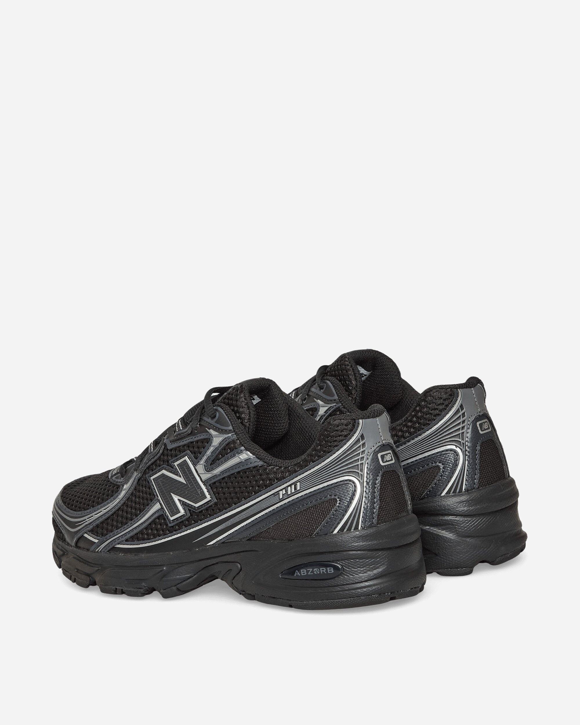 740 Sneakers Black / Silver Metallic - 4