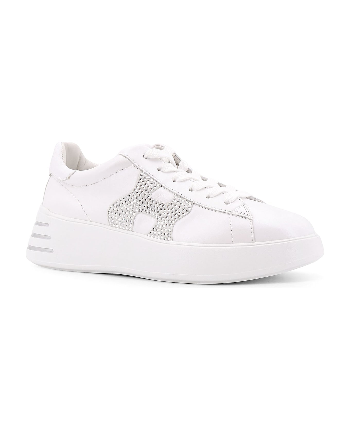 White Leather Sneakers - 2