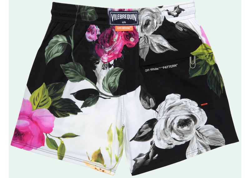 Off-White OFF-WHITE Floral Print Swim Shorts Multicolor outlook