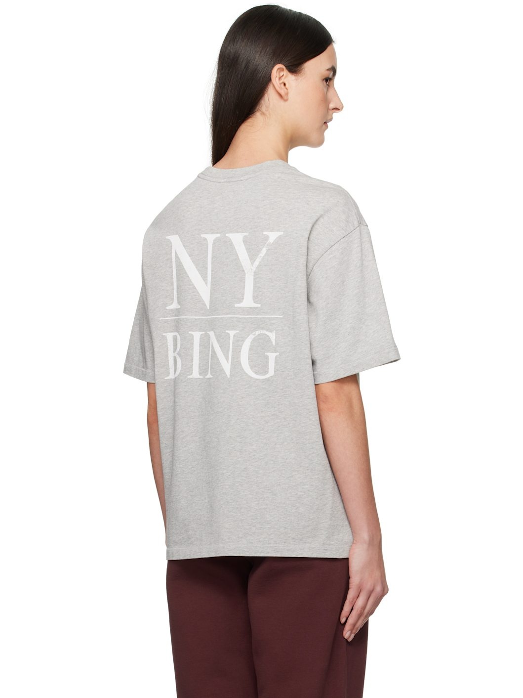 Gray Myers Serif NY T-shirt - 3