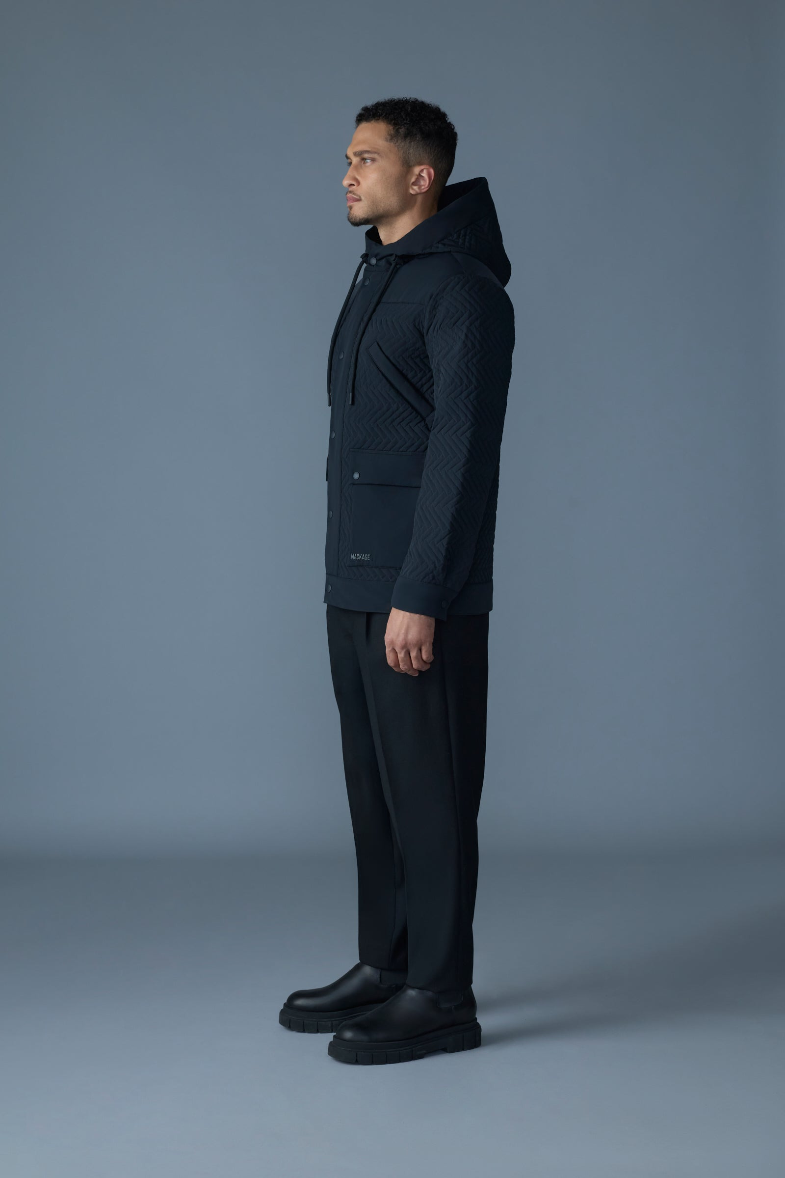 THIAGO Quilted Down Hooded Jacket - 3