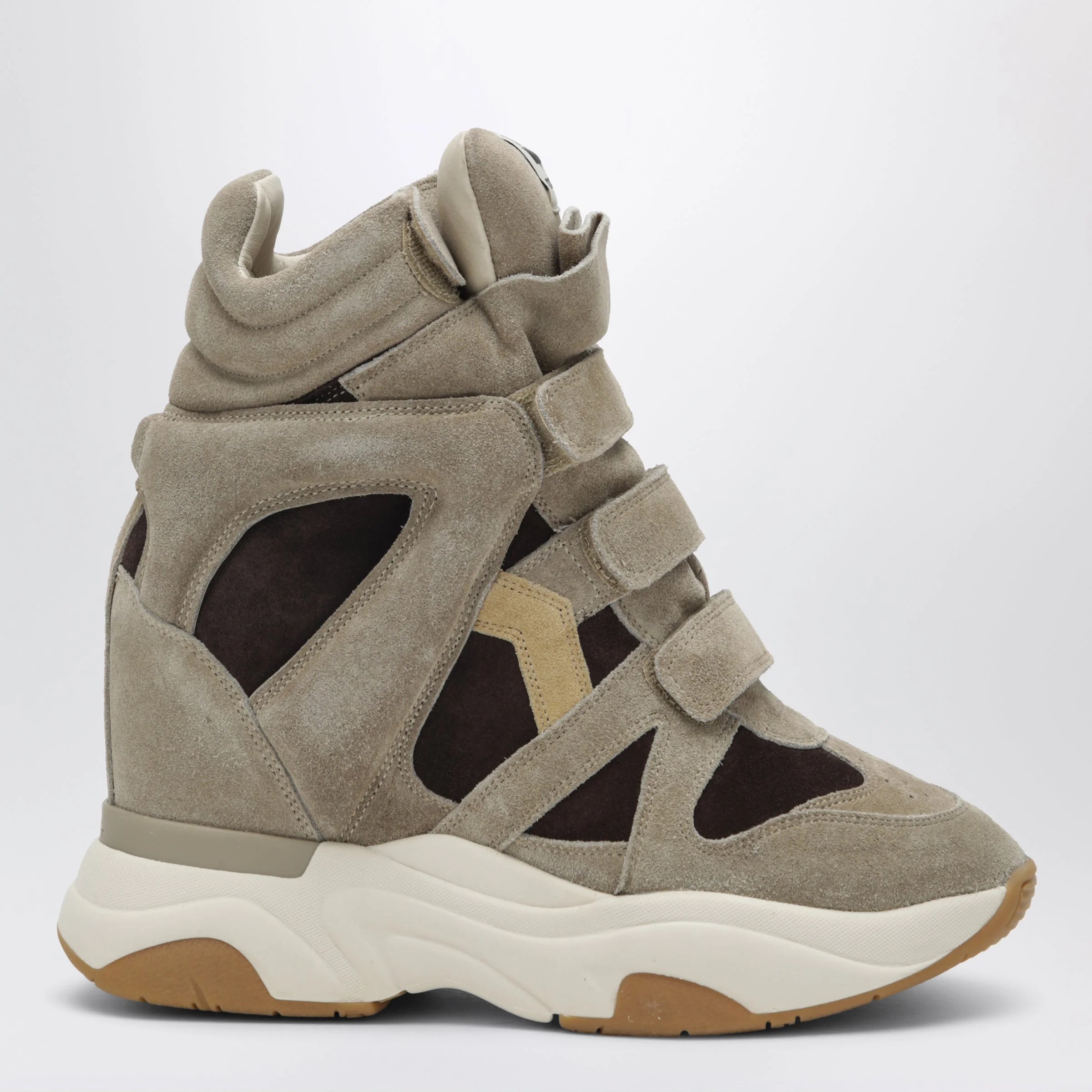 Balskee sneakers in Sand/Chocolate suede - 1