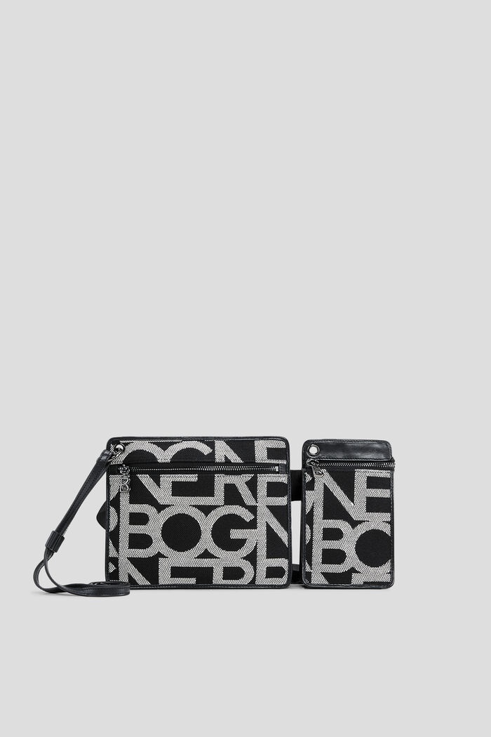 Pany Alisar Multipocket belt bag in Black/White - 1