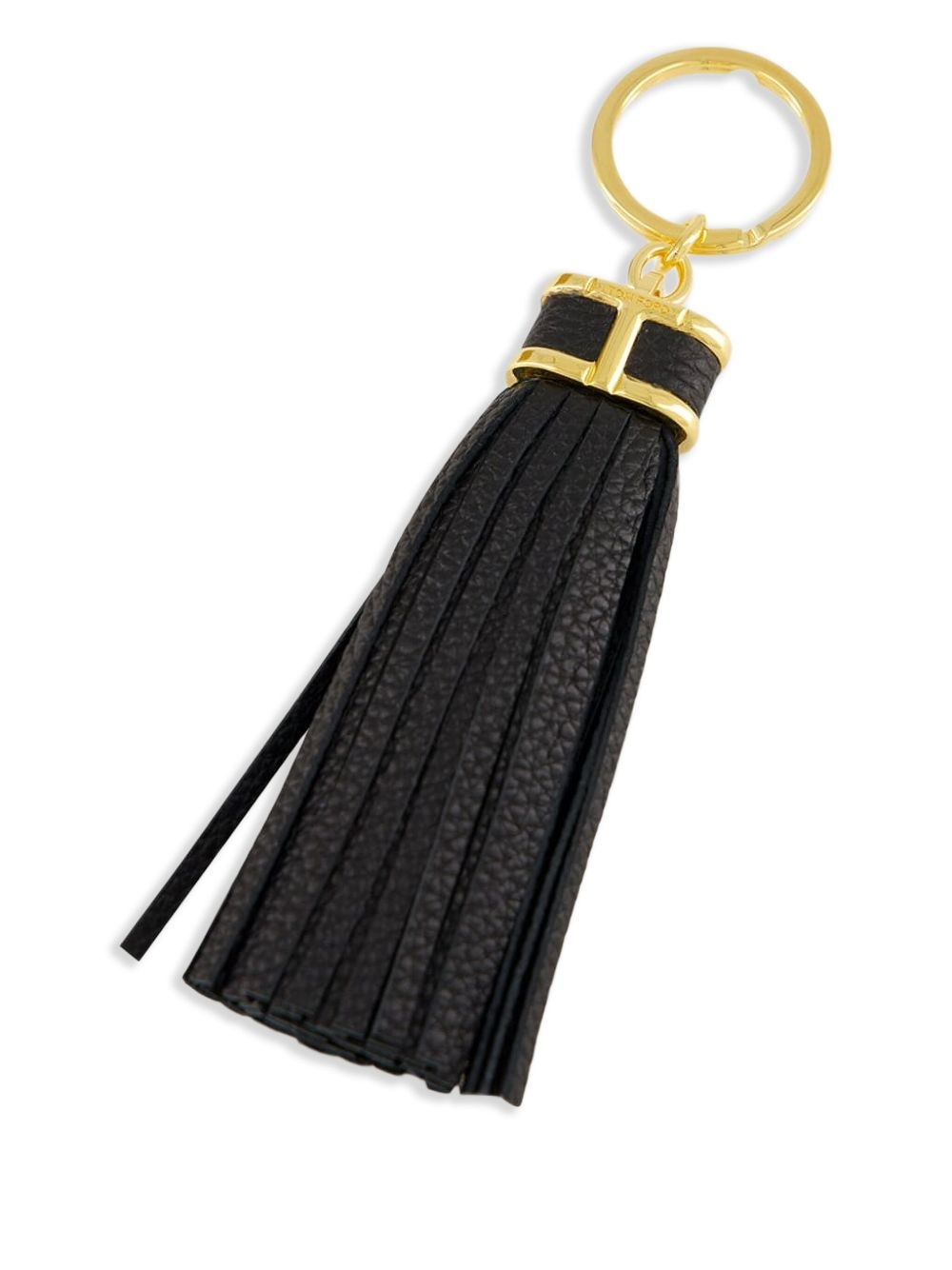 tasselled leather keyring - 3