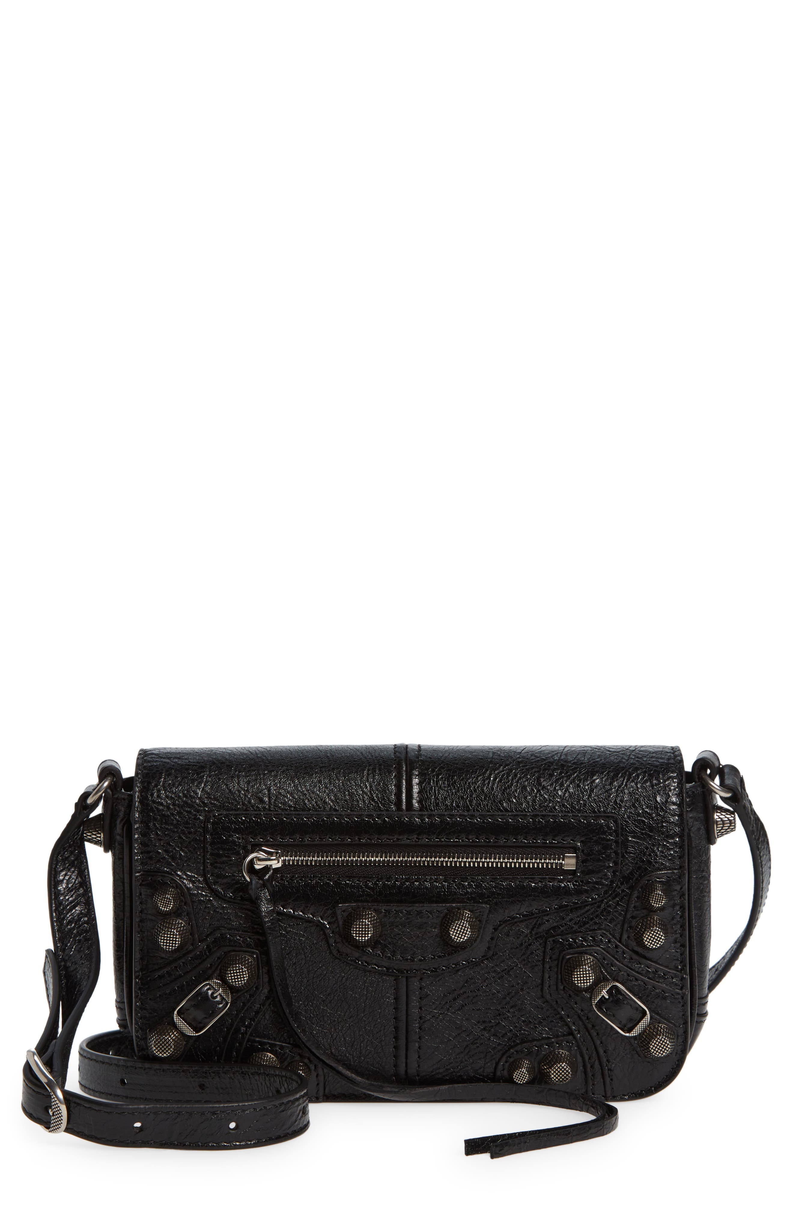 Mini Le Cagole Flap Leather Shoulder Bag - 1