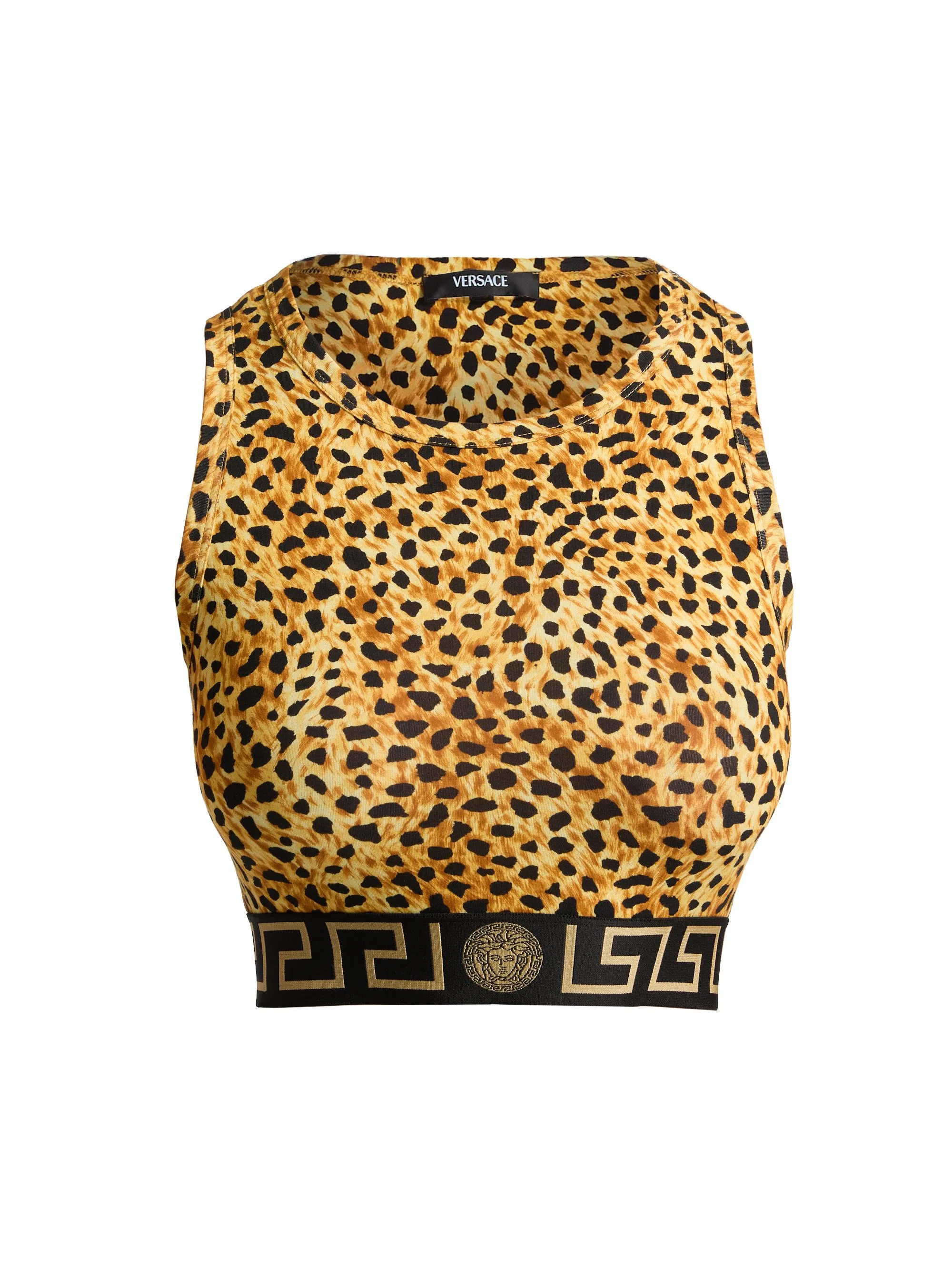 Women's Cheetah-Print Jersey Top - Neutral - 1