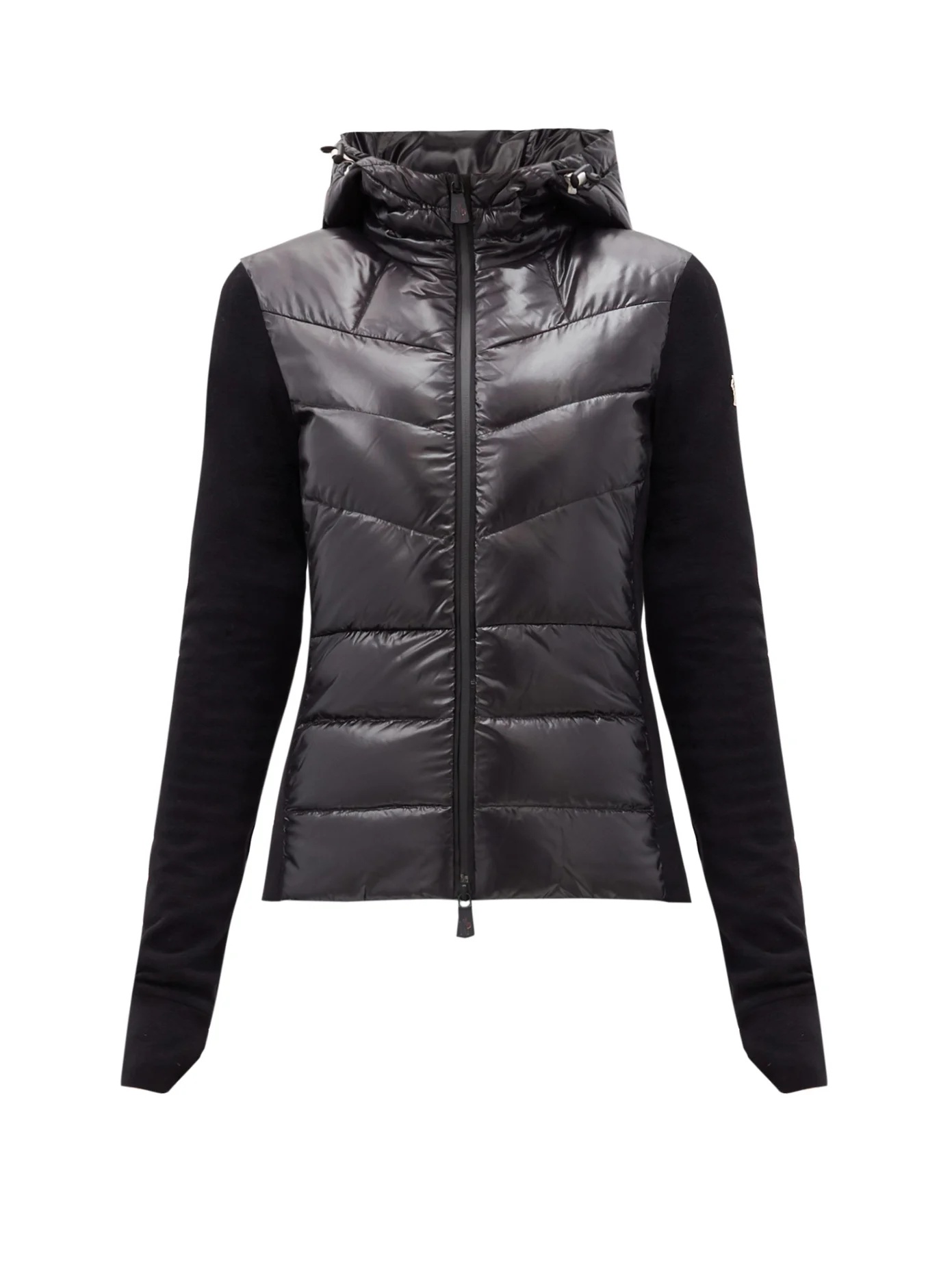 Maglie knit and shell-panel quilted down jacket - 1