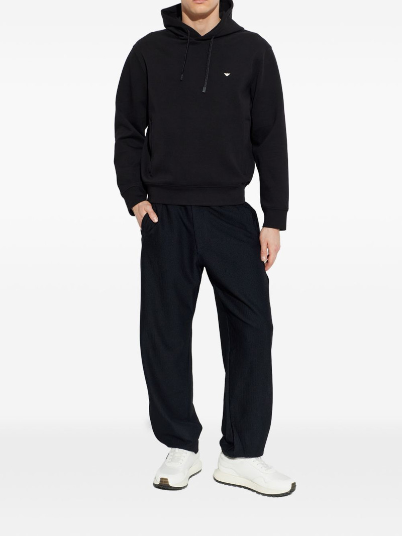 EMPORIO ARMANI drawstring hoodie outlook