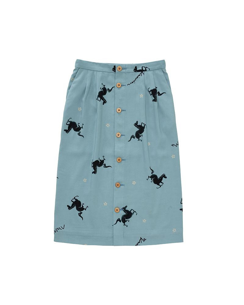 B.D. SKIRT W LT.GREEN 1