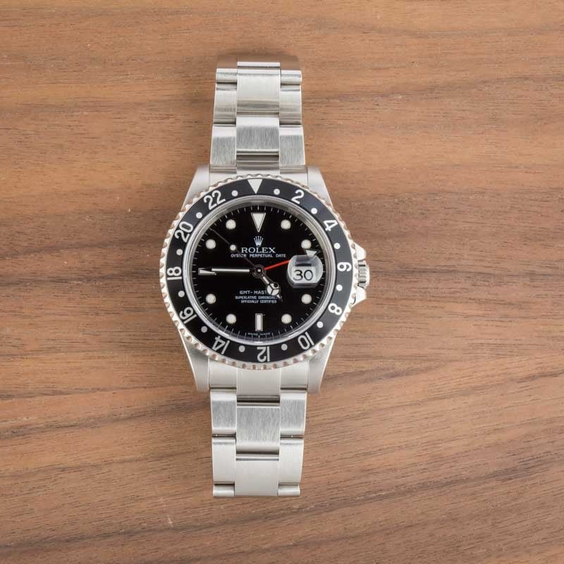 Pre-owned Rolex GMT-Master II Ref 16710 Stainless Steel Oyster - 6