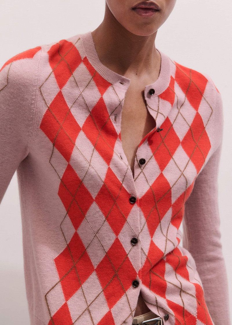 Argyle Slim Cardigan 7