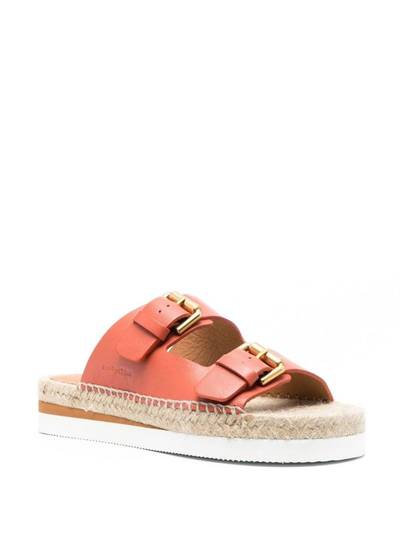 See by Chloé double-buckle open-toe espadrilles outlook