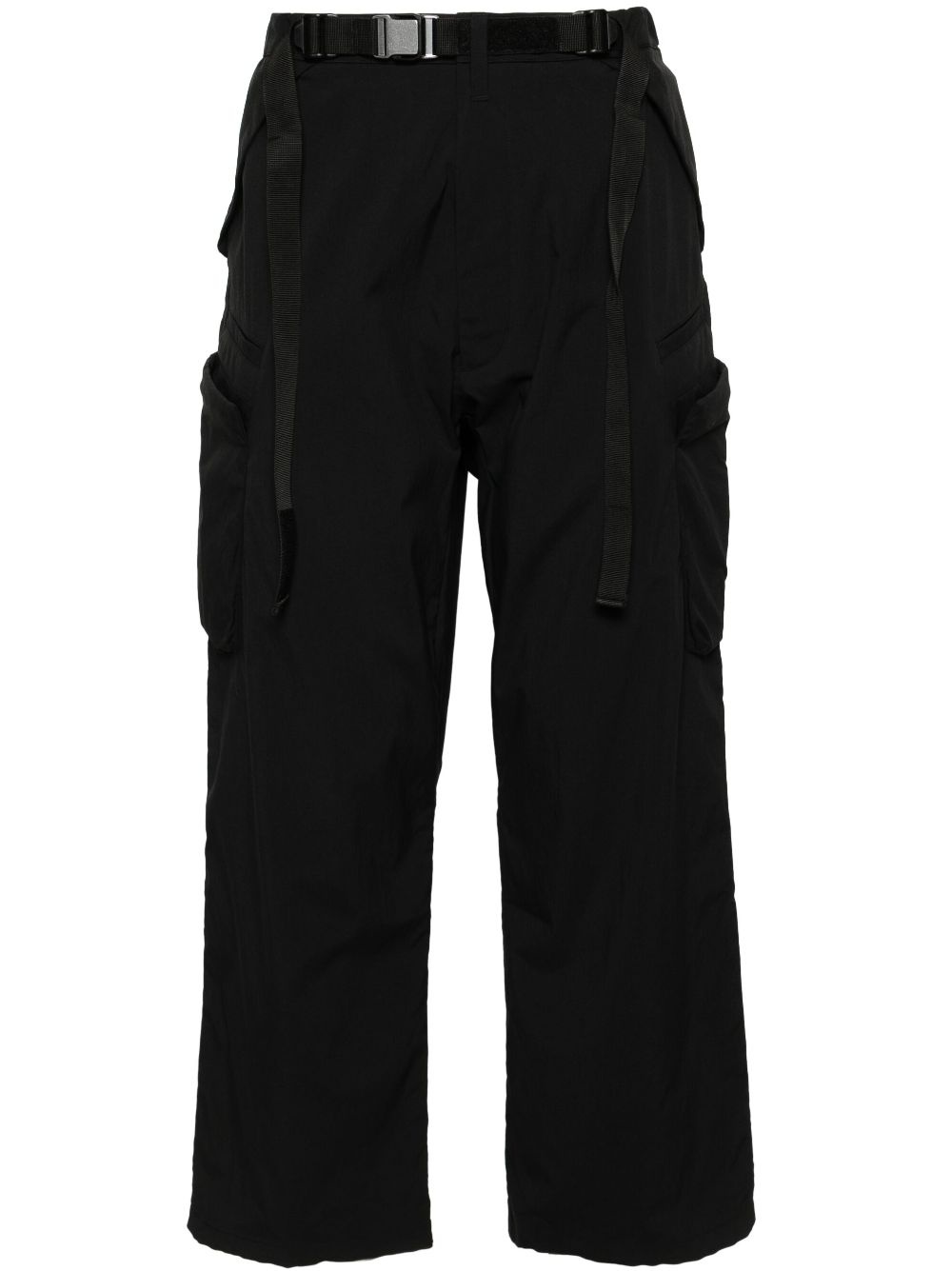 low-rise cargo trousers - 1