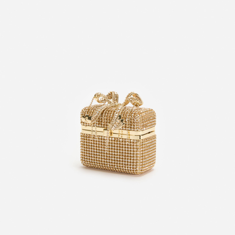Gold Crystal Vanity Case 2