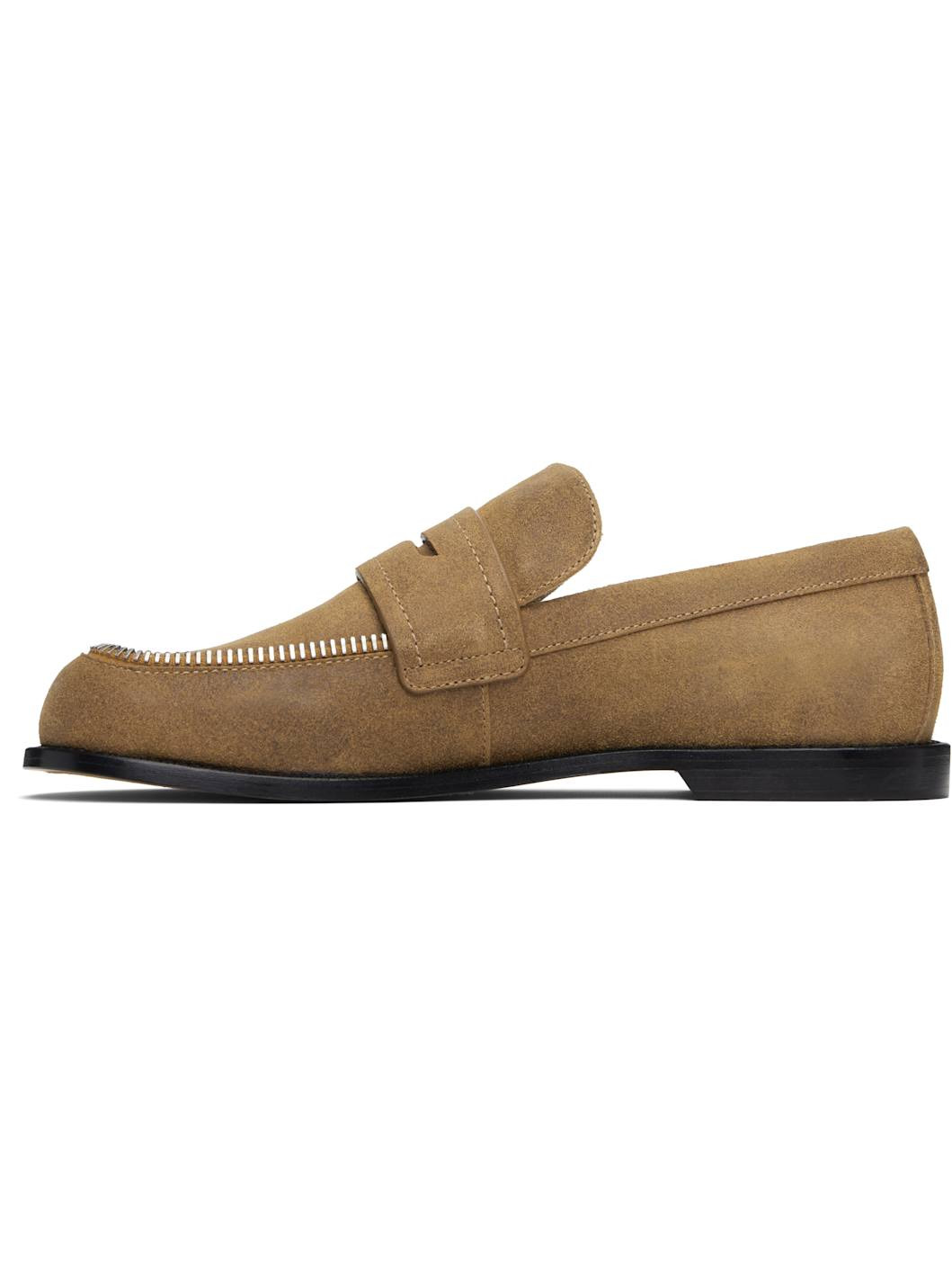 Tan Biker Loafers - 3