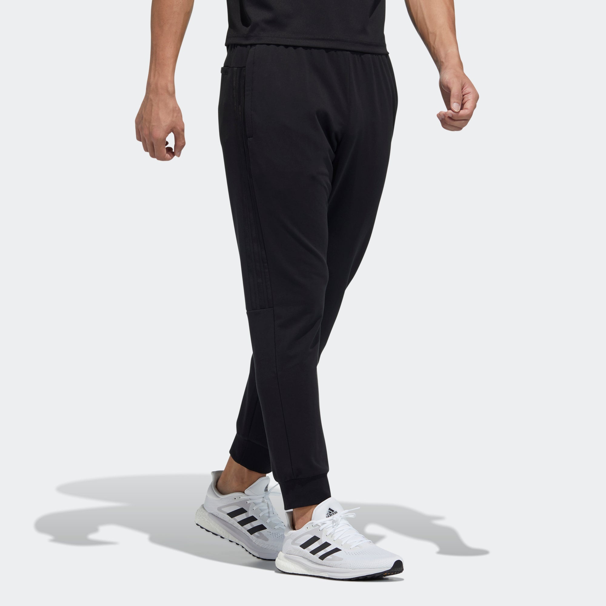 adidas Fi Pnt Ft Reg Running Knit Trousers Black GP0939 - 4