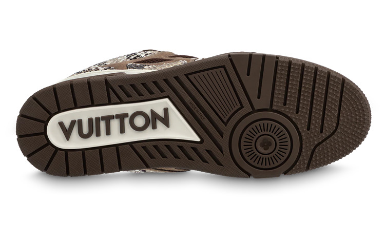 LOUIS VUITTON Skate Sneakers 'Brown' 1ABMG5 - 4