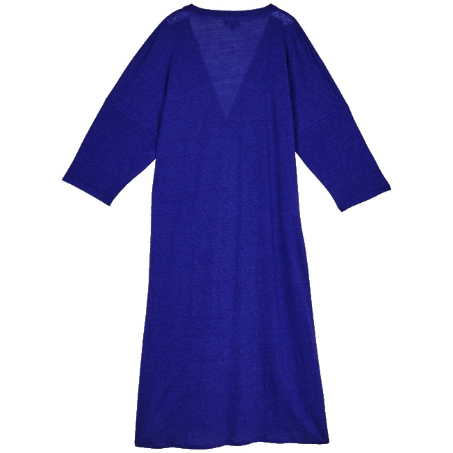 Women Linen Dress Solid - 2