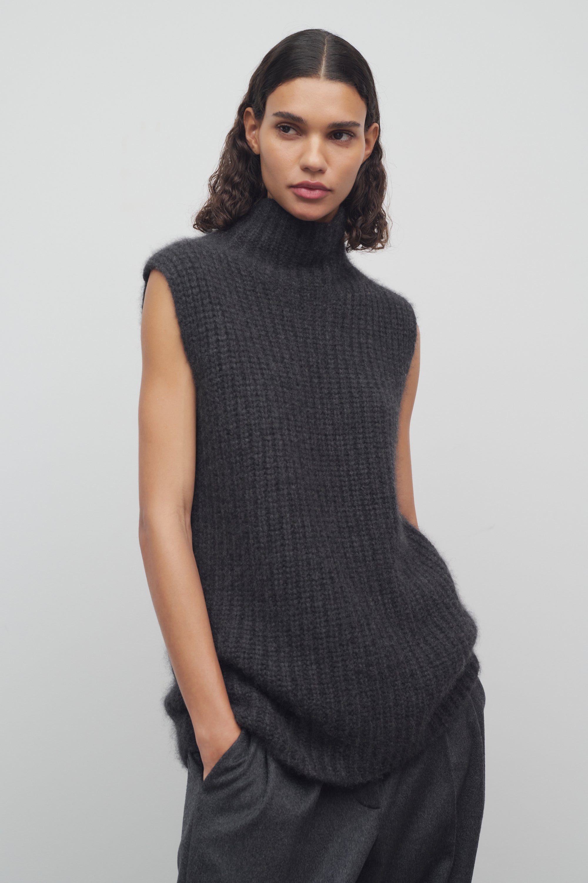 Ilena Top in Cashmere and Silk - 3