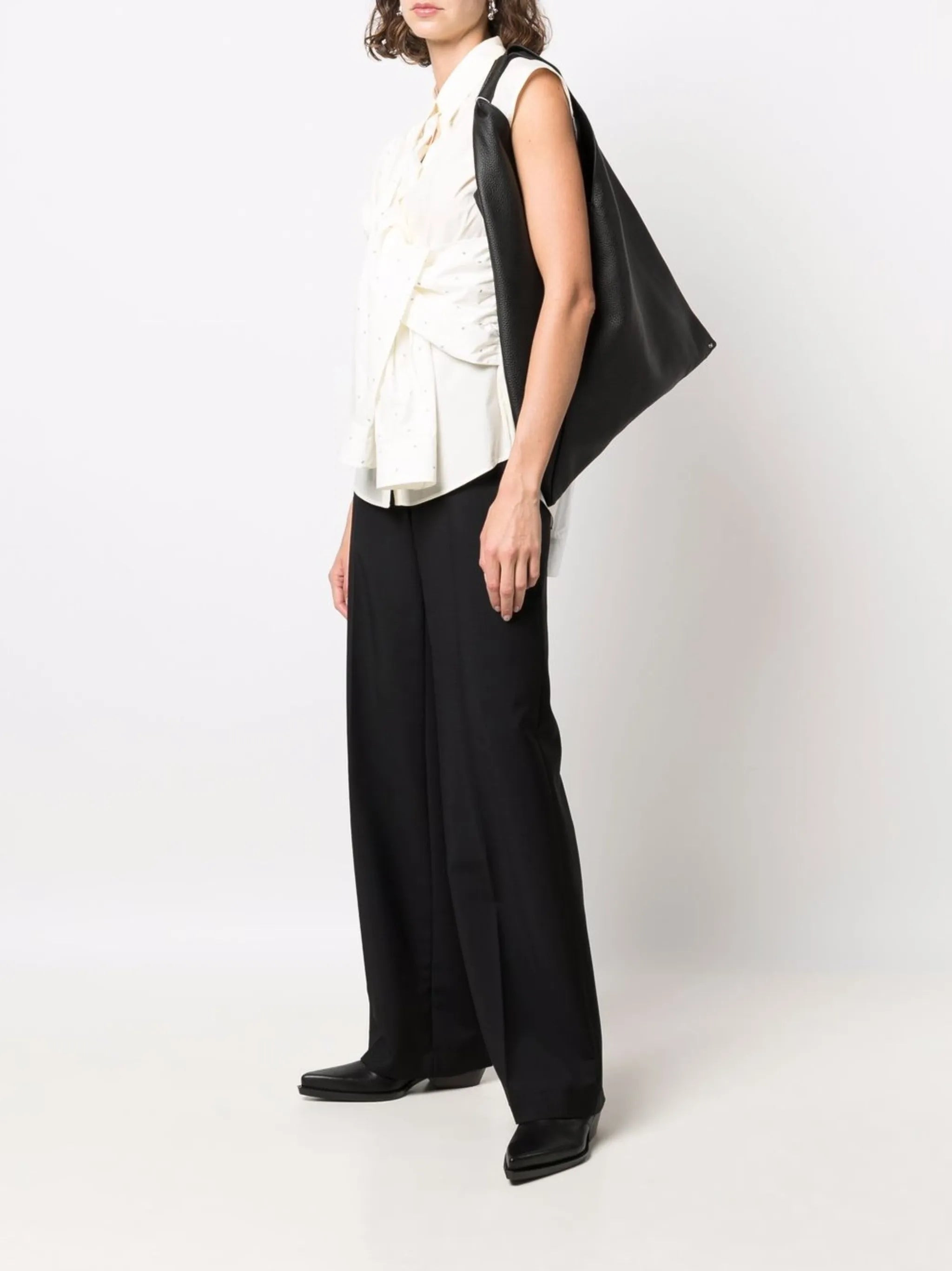 Japanese Leather Tote Bag - 5