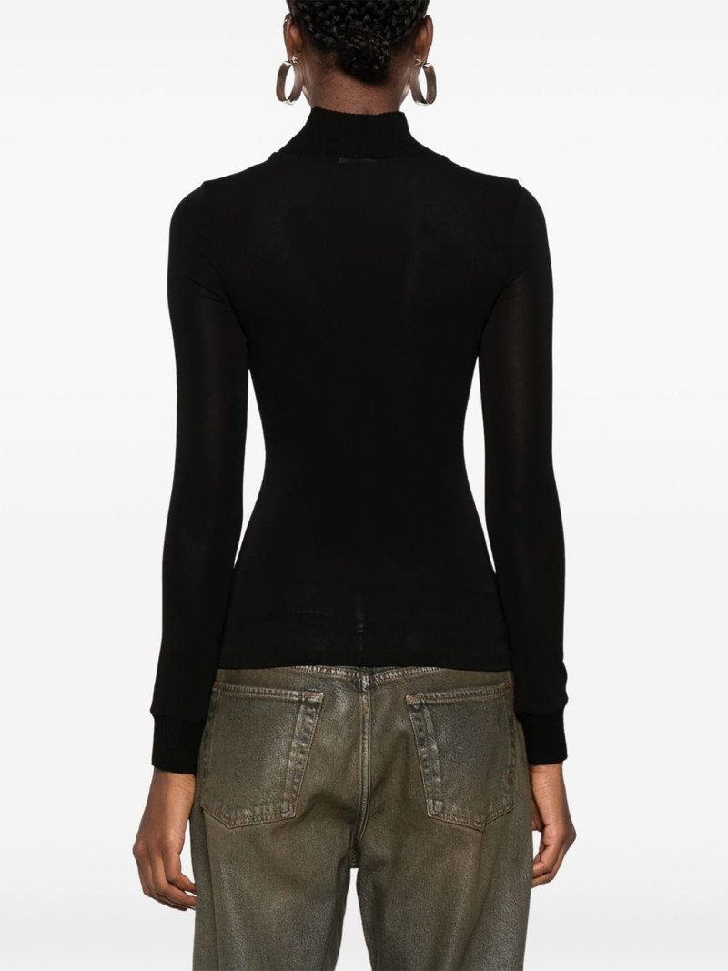 logo-patch roll-neck top 4