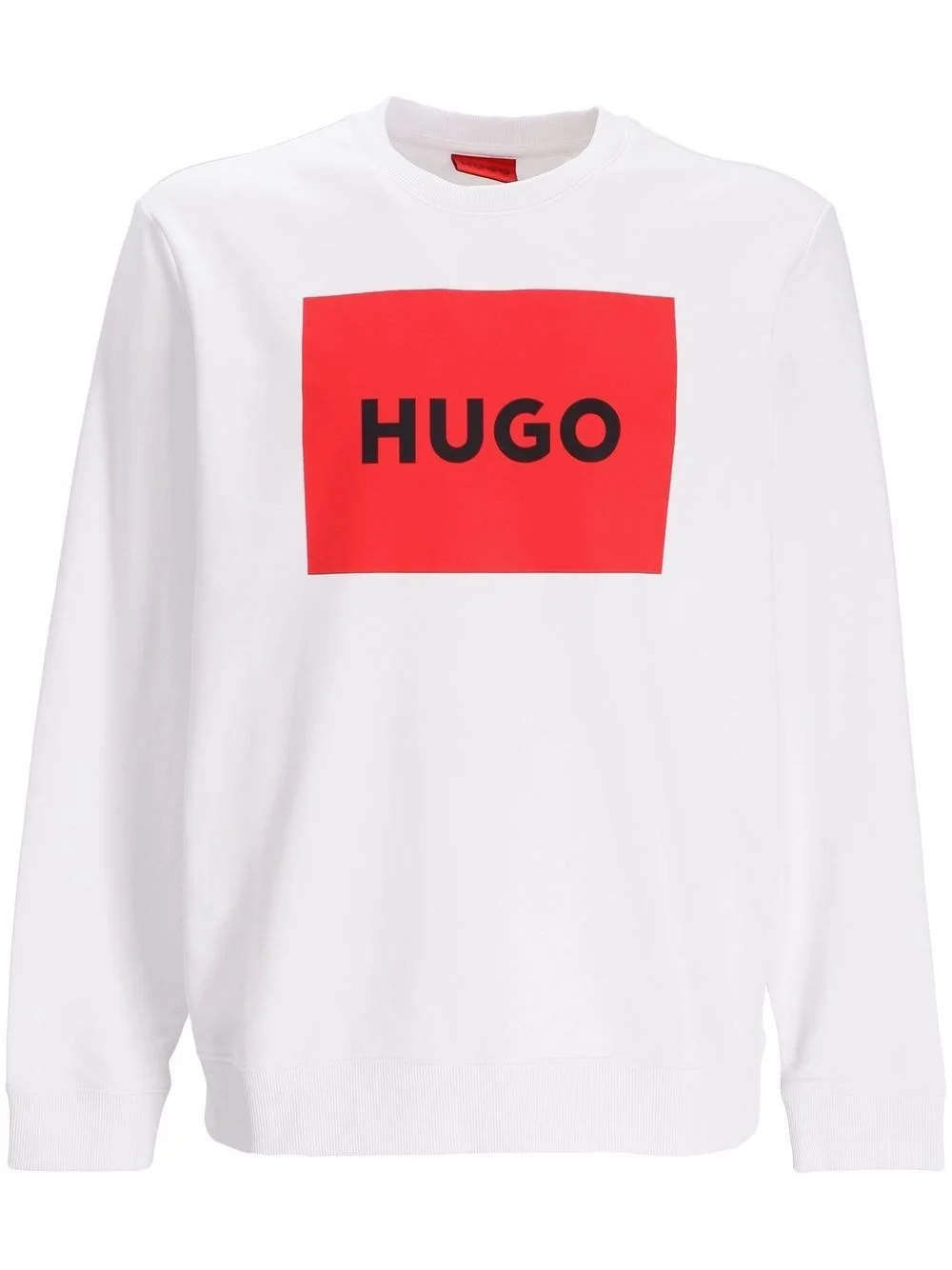 logo-print cotton sweatshirt - 1