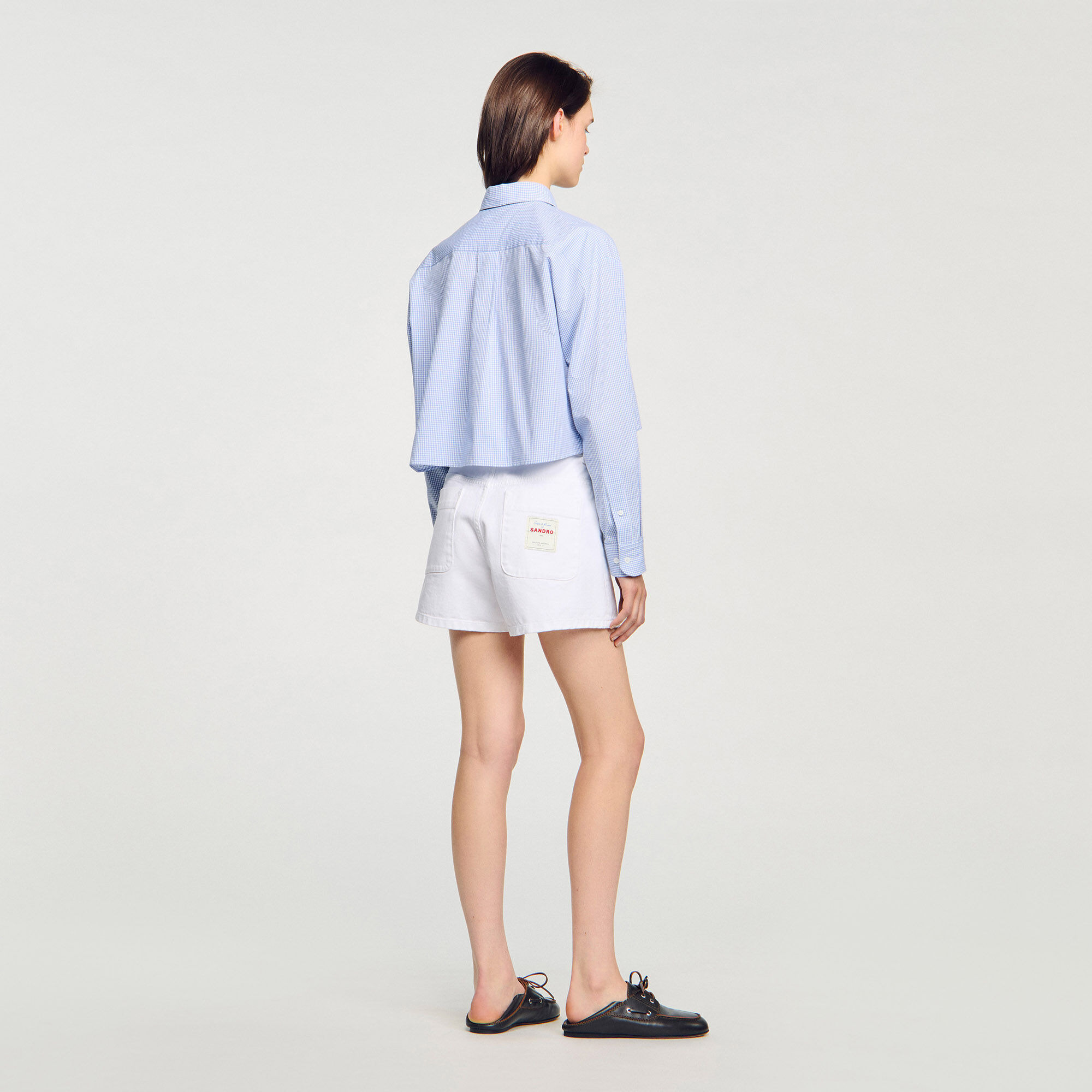 BOW COLLAR SHIRT - 5