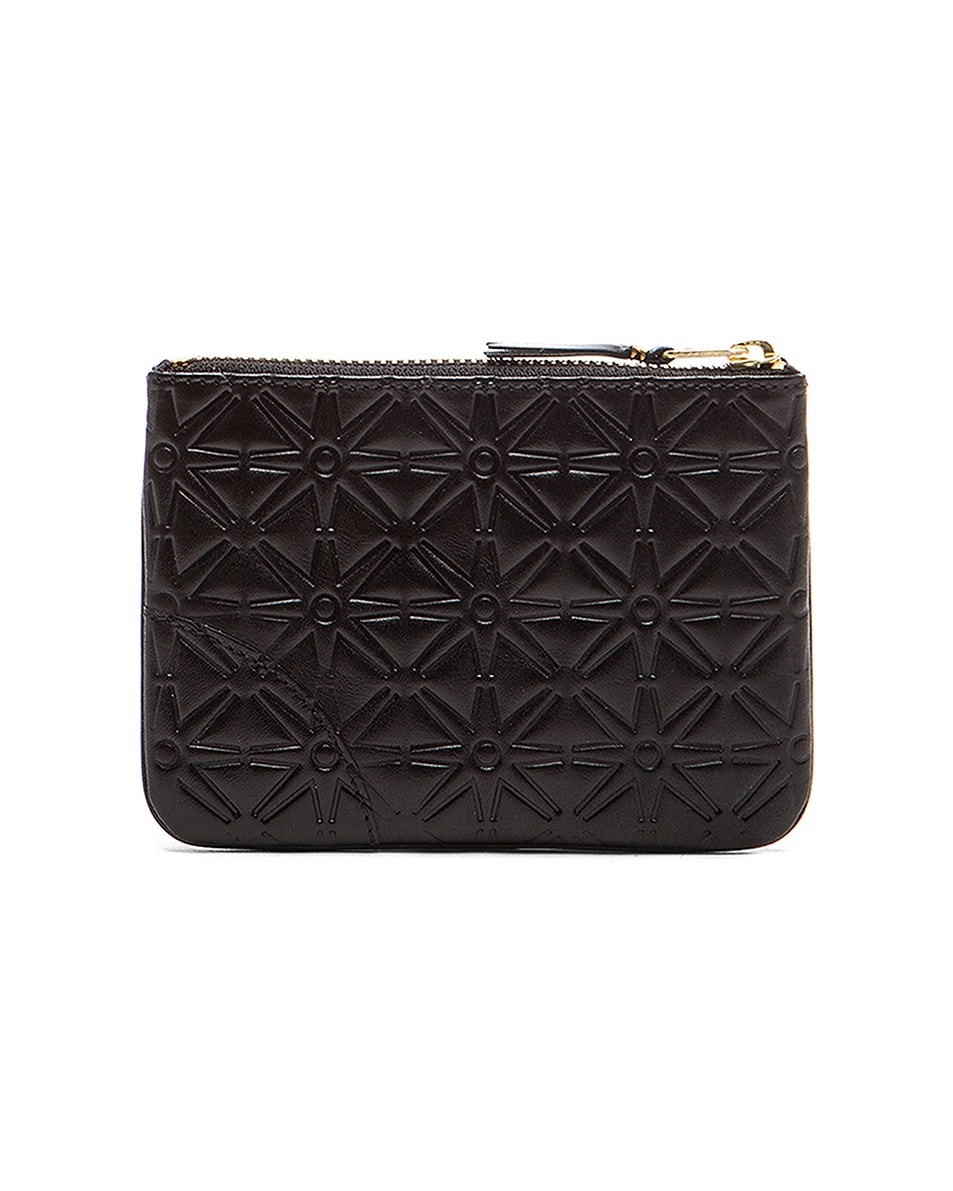 Small Star Embossed Pouch - 2