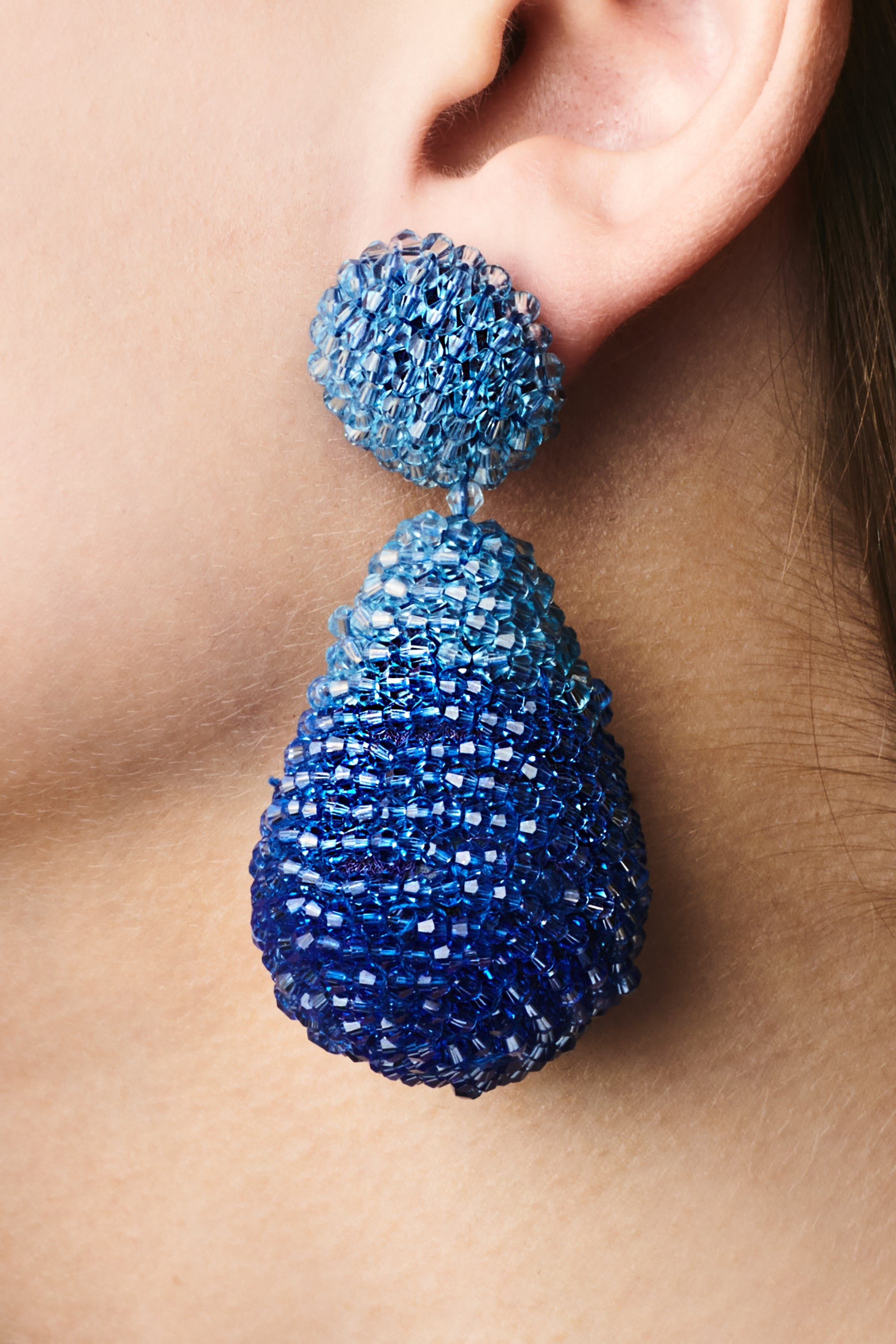 ELISE EARRINGS - SAPPHIRE - 2