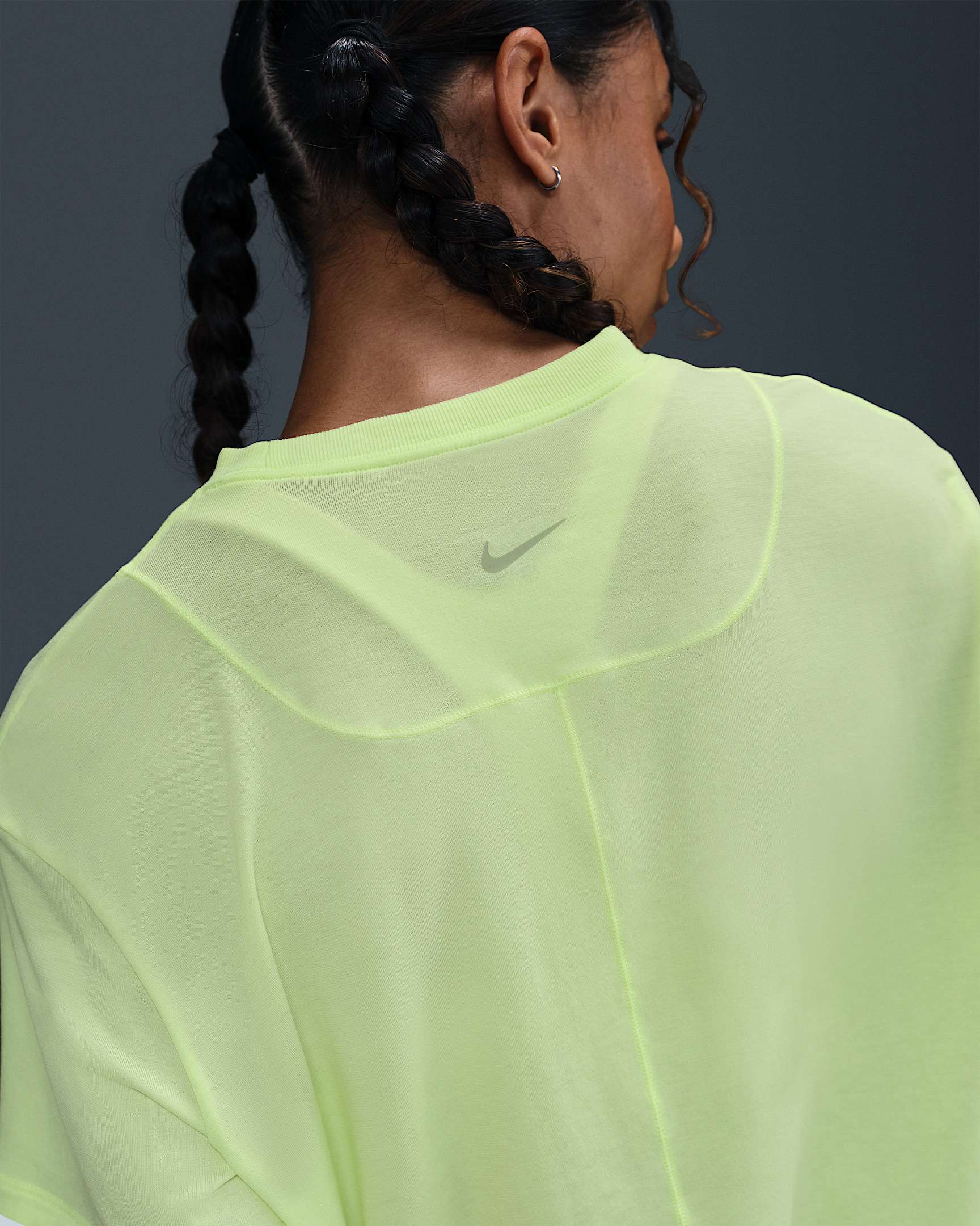 Nike One Relaxed Women's Dri-FIT Cropped Short-Sleeve Top - 2