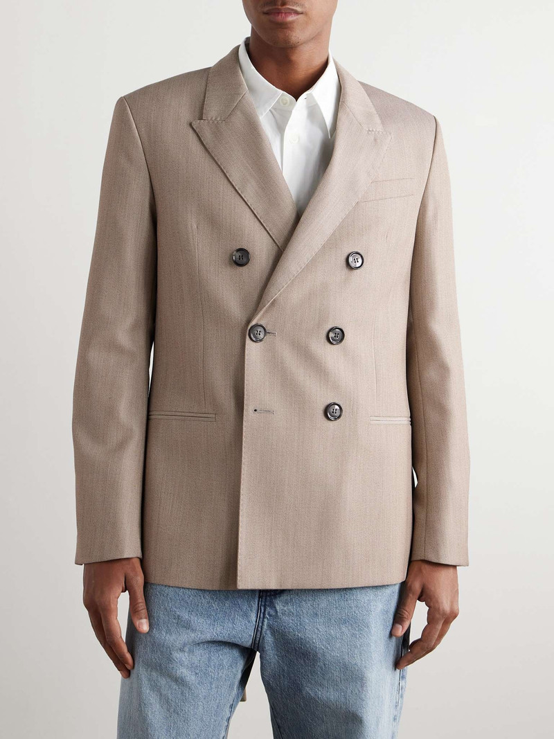 Double-Breasted Wool Blazer 3
