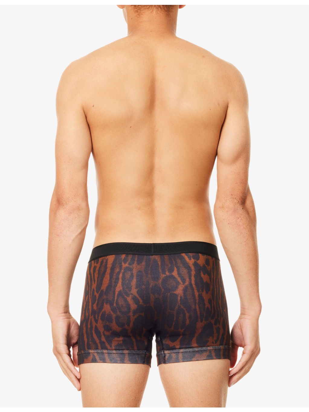 Graphic Branded-Waistband Cotton-Jersey Boxer Briefs - 3