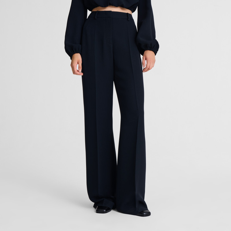 Longchamp Trousers Black - Crepe outlook