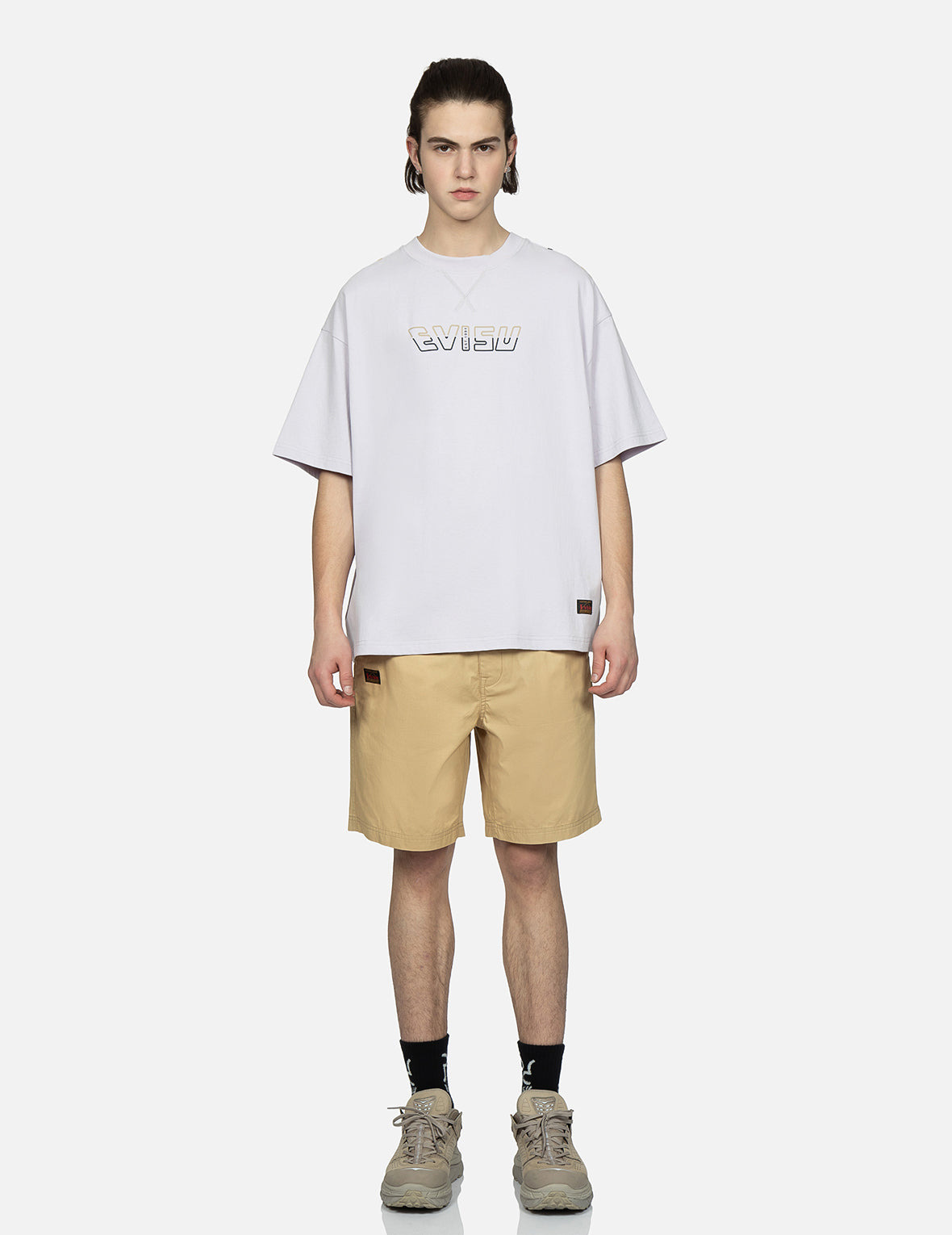 SEAGULL EMBROIDERY WOVEN SHORTS - 6