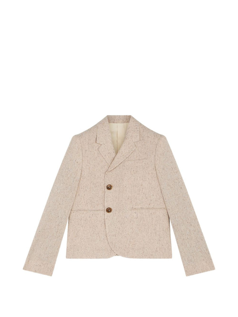 welt-pocket single-breasted blazer 1