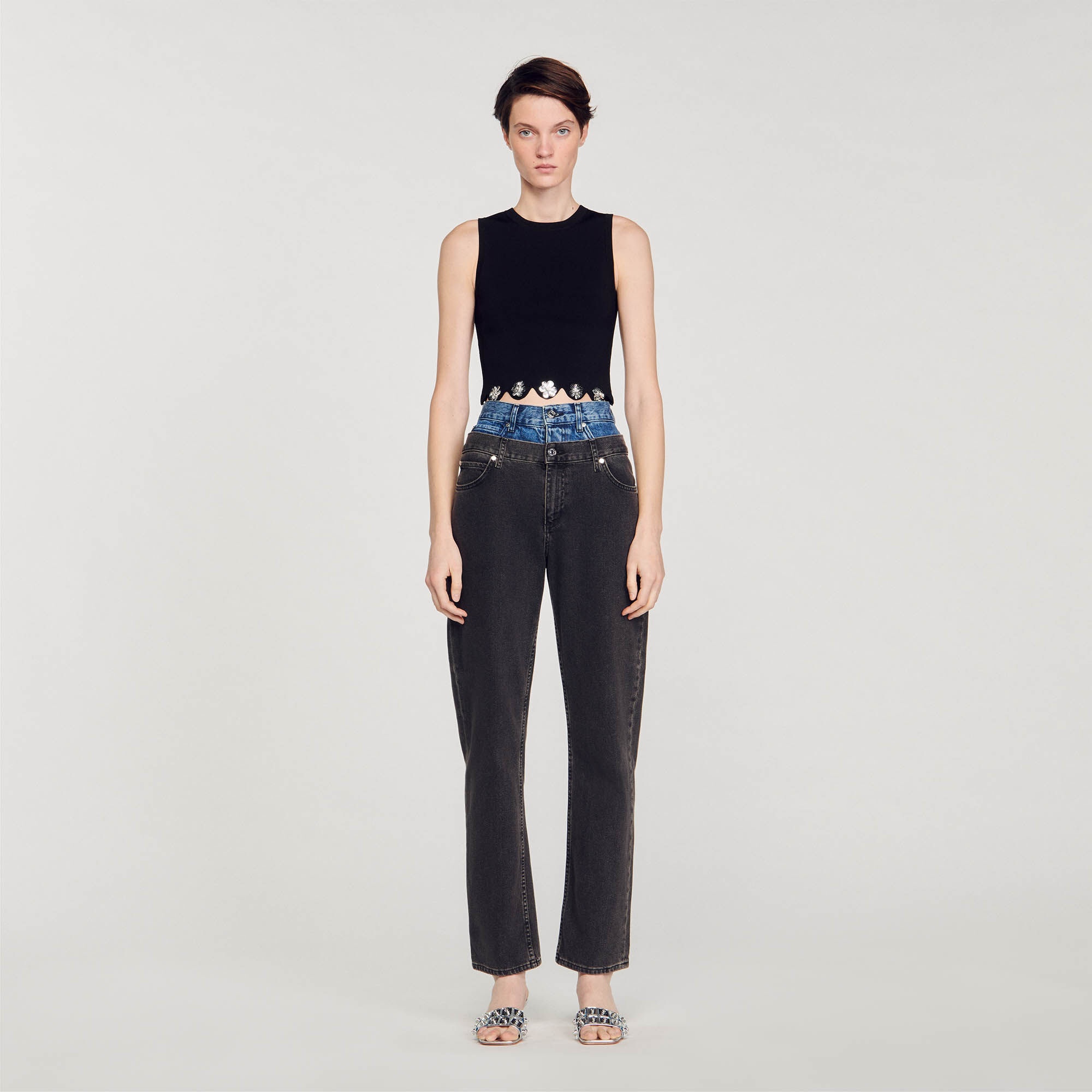 KNIT CROP TOP - 3